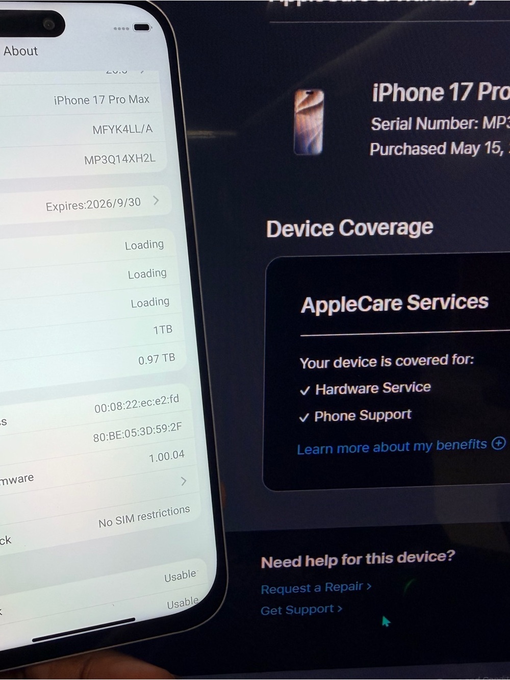 Apple iPhone 17 Pro Max - White Front